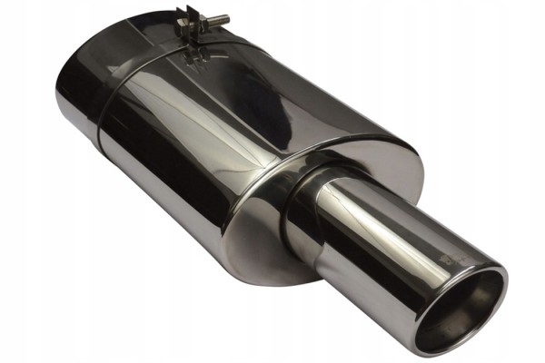 Final Silencer Sports Bass Universal WM Sport 93841 Oval Input 58 Installation side rear
