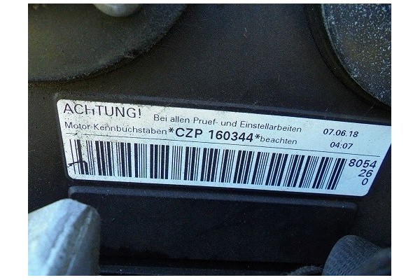 VW SEAT AUDI ENGINE 2 0 TSI CZP COMPLETE Part manufacturer Volkswagen OE
