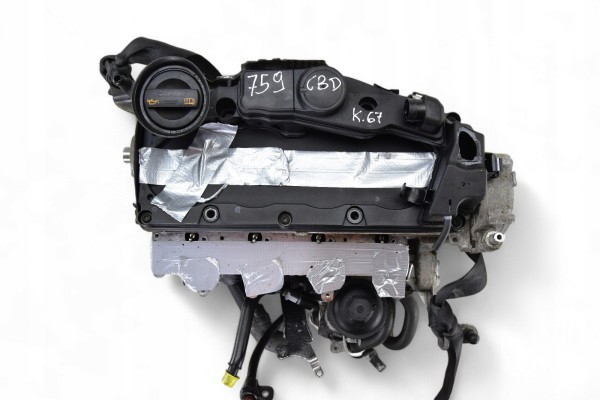 Engine PASSAT B6 GOLF VI JETTA III YETI 2 0 TDI CBD COMPRESSION MEASUREMENT Packaging status replacement