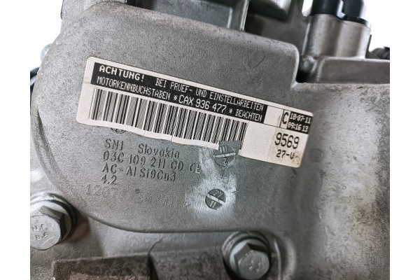ENGINE COMPLETE SEAT SKODA AUDI VW GOLF VI 1 4 TSI CAX Engine type petrol