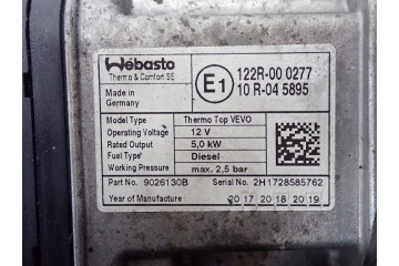 WEBASTO PARKING HEATER 7N0815065AD ALHAMBRA SHARAN II 7N 2 0 TDI 17R Car type passenger cars