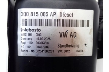 WEBASTO PARKING HEATER ORIGINAL 3Q0815005AP VW PASSAT B8 2 0 TDI 18R Version European