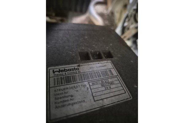 WEBASTO WATER PARKING HEATER THERMO ST VOLVO FH FMX SG1577STD Part manufacturer Thermo