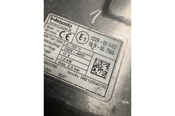 LAND ROVER DISCOVERY V WEBASTO PARKING HEATER 9038325D Car type passenger cars