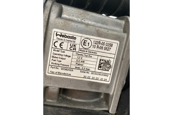 Calefactor estacionario WEBASTO para MERCEDES GLE W167 V167
