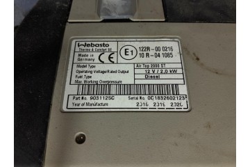 RENAULT MASTER III LIFT 14- CONJUNTO COMPLETO CALEFACCIÓN ESTACIONAMI