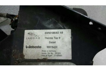 Auxiliary heater JAGUAR XJ X350 Webasto 2 7D Webasto heater Part manufacturer Jaguar OE