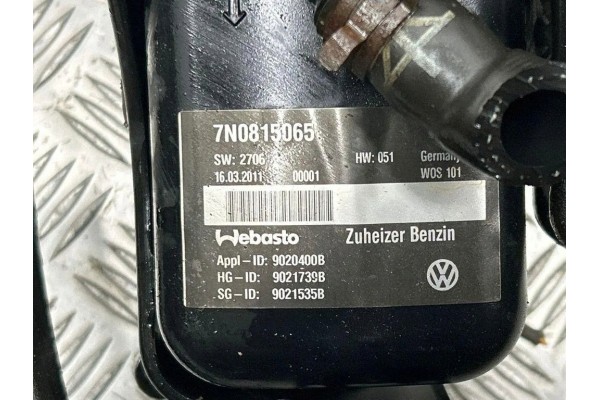Calefactor estacionario Webasto para SHARAN 7N 7N0815065