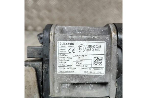 WEBASTO MERCEDES BENZ CLA COUPE C117 10R045627 22493031 1 6L 90kw 2017 Catalog number of the original 10R045627