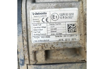 WEBASTO MITSUBISHI L 200 TRITON KJ_ KK_ KL_ 10R045627 11342419 2 4L Catalog number of the part 9021038E