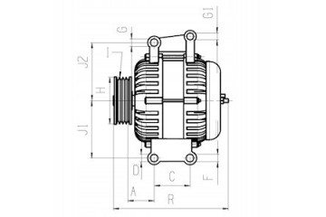 Alternator for BMW 3 E90 3 E91 3 E92 3 E93 5 E60 5 E61 6 Catalog number of substitutes 7 551 254 7550967 12317550967 12317551254