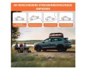 Roof rack 595 liters foldable waterproof container for Customs tariff code 42021990