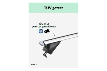 Roof rack 120 cm Universal For closed cars Customs tariff code 87089997