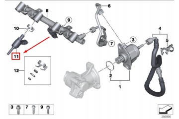 MINI COOPER S R56 High pressure fuel injector RP 13538682350 Car type passenger cars