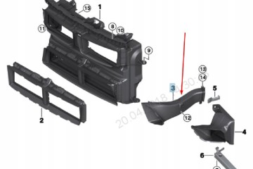 Tubo de Aire de Freno Delantero Derecho BMW X1 F48 51747342492