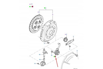 Clutch actuator FORD TRANSIT MK3 4104918 1C15 7A564 AB ORIGINAL Catalog number of the part 4104918