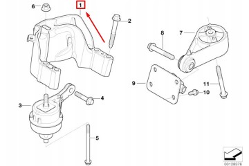 Soporte de Montaje del Motor MINI CABRIO R52 22116763252 6763252 ORIGI
