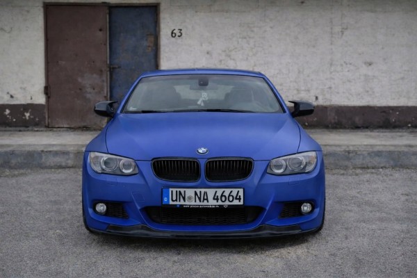 BMW 3 E92 E93 M Package 2010 2013 LCI Front Bumper Splitter GTS