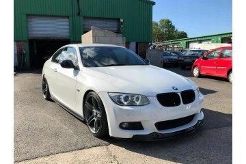 BMW 3 E92 E93 M Package 2010 2013 LCI Front Bumper Splitter GTS Installation side front