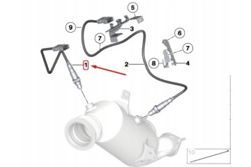BMW 3 F30 Lambda probe 11787596908 7596908 ORIGINAL Packaging status original
