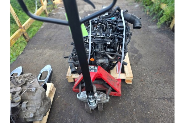 Volkswagen CAY 1 6 diesel silnik kompletny z penym osprzetem montazu Video Catalog number of the part CAY