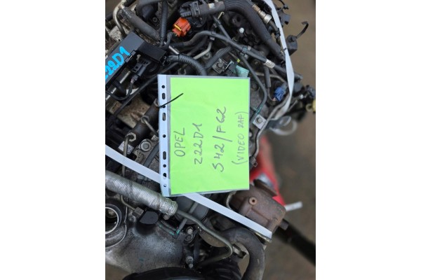 Motor completo Opel Z22D1 2.2 diésel con equipo completo para montaje