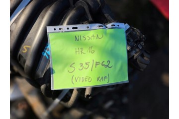 Nissan HR16 1 6 benzyna silnik kompletny z penym osprzetemdo montazu Video Engine type petrol