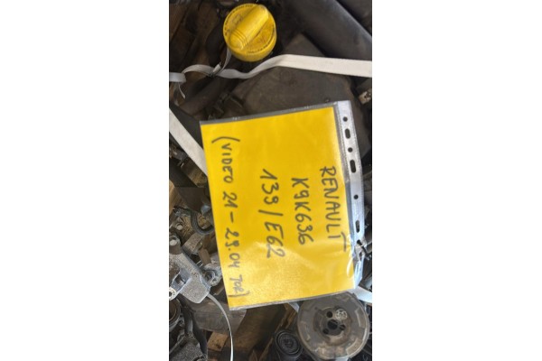 Motor completo Renault K9K628 1.5 diésel con accesorios completos lis