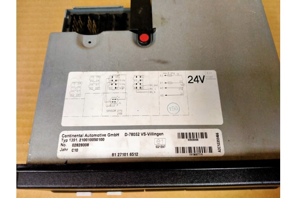 MAN TGX TGS TGL TACHOGRAF 81271016512 Catalog number of the part 81271016512