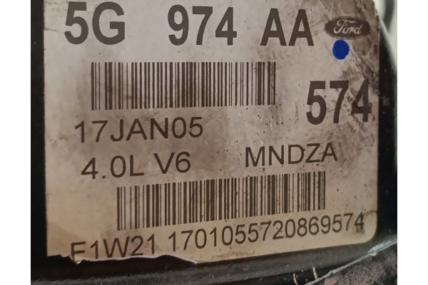 ENGINE COMPLETE FORD MUSTANG 4 0 V6 MNDZA 5G974AA 2005r Engine type petrol