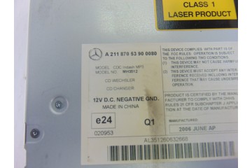 A2118705390 SISTEMA NAVEGACION GPS MERCEDES-BENZ CLASE E (BM 211) BERLINA