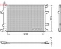 AIR CONDITIONING CONDENSER DENSO DCN33017