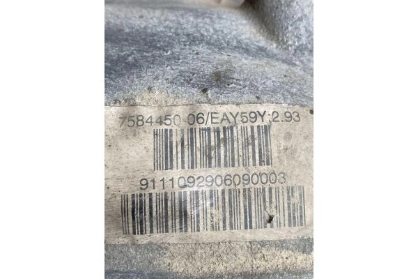 Reductor trasero BMW Serie 5 (F10) 9111092906090003 2.5L diésel 160kW