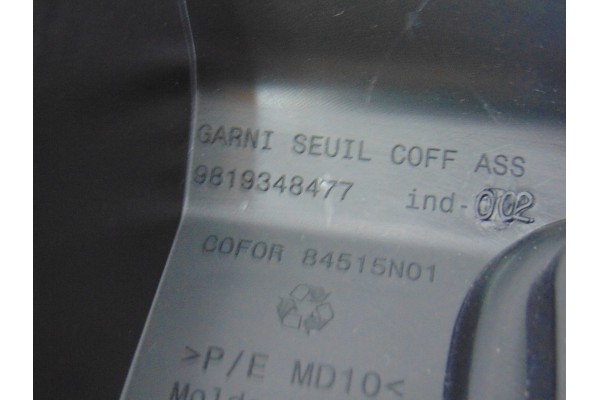  MOLDURAS TRASERAS PEUGEOT 508 GT Line 2018 199210 PEUGEOT - 4