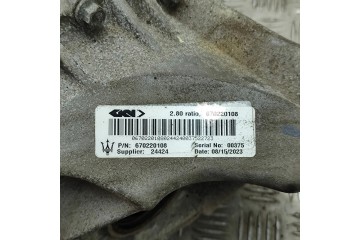 Reductor trasero Maserati Ghibli (M157) 670220108 3.0L 202 kW 2016