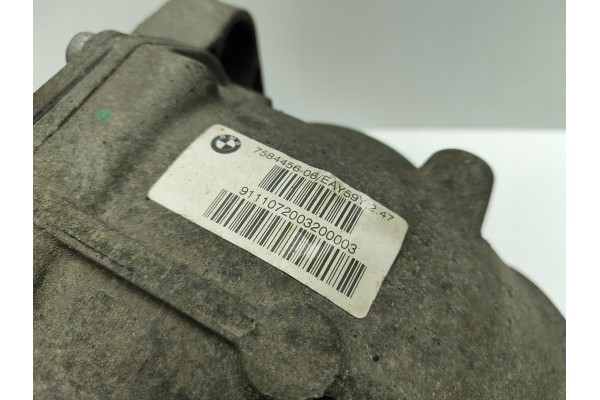 Rear Differential Rear BMW 5 F10 F11 7584456 Part manufacturer BMW OE