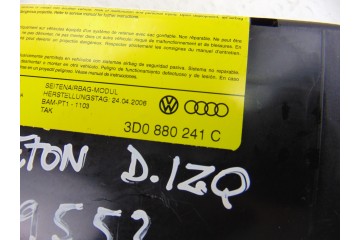 3D0880241C  AIRBAG LATERAL DELANTERO IZQUIERDO VOLKSWAGEN PHAETON (3D3/3D7) TDI V6 4Motion (5 asientos) 2007 3D0880241C 199553 V