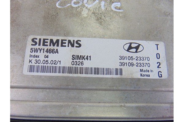 39105-23370 CENTRALITA MOTOR UCE HYUNDAI COUPE (GK) 2.0 FX Full 2005 39105-23370 199971 HYUNDAI - 2