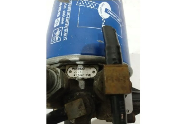 Dehumidifier WABCO 432 410 113 0 Quality of parts according to GVO Q original with factory logo OEM OES