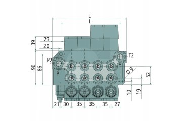 BLB Monoblock valves BM 40 2 GU 2x MO B1 T Product weight with unit packaging 4 24 kg