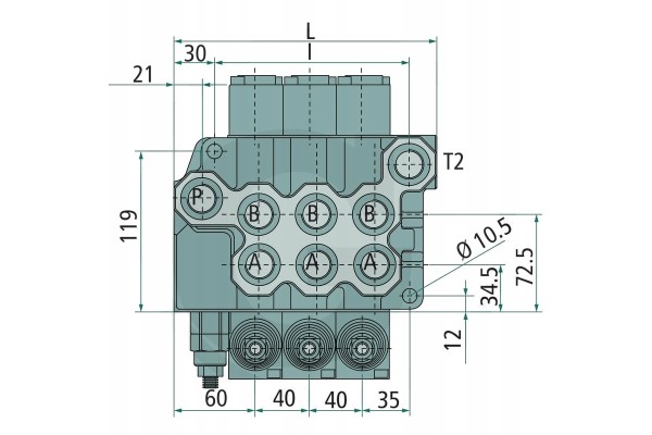 BLB Monoblock valves BM 100 1 GU MO A1 T Quality of parts according to GVO Z replacement