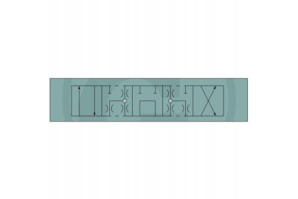 Parker CETOP NG06 4 3 P T open A B closed Customs tariff code 84818079