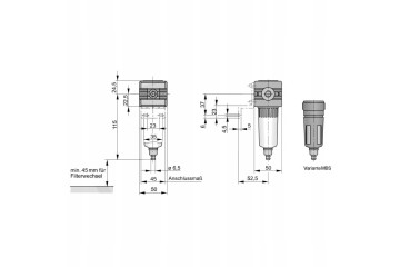 GRANIT WH F1 3 8 A Filter dehydrator