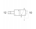GRANIT Solenoid valve 3 2 way with return spring