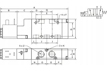 Electrom valve 5 2 way 1 8 Kramp Part manufacturer Akcesoria