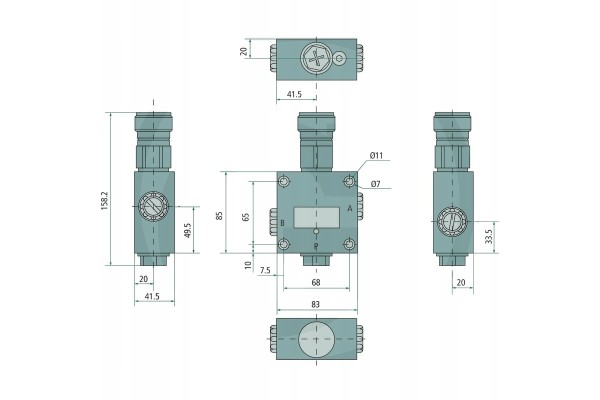 GRANIT 3 way alternative control valve Part manufacturer Granit