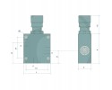 Oleodinamica Marchesini 3 way flow control valve RFC V Catalog number of the part V1126