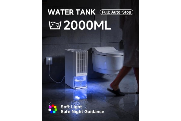 DEHUMIDIFIER FOR HOME PORTABLE QUIET TANK 2 L EFFICIENT Customs tariff code 84798997