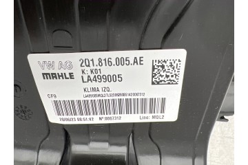Heater Blower Fan Seat Arona 2Q1816005AE New Original Quality of parts according to GVO O original with manufacturer s logo OE