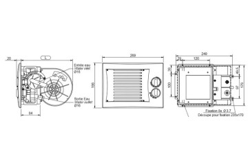 Water heater ARIZONA 600 24V 5 47 kW Part manufacturer no brand